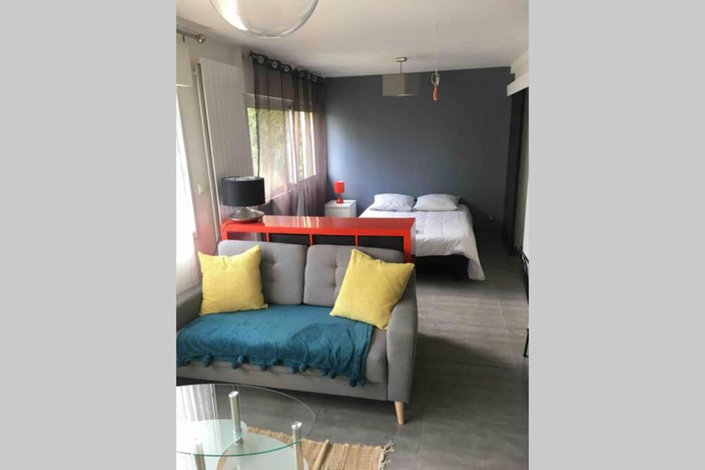Bel Appartement En Rez De Jardin, 10Min Centre Et 300M Quais De Seine Wifi Ruan Exterior foto